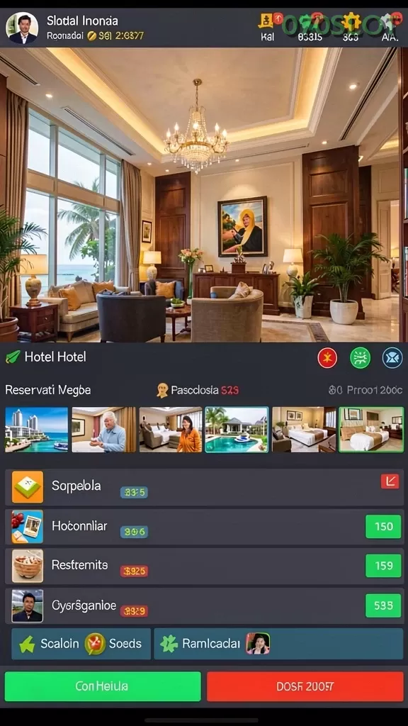 Cuplikan layar SURGA11 — menu navigasi